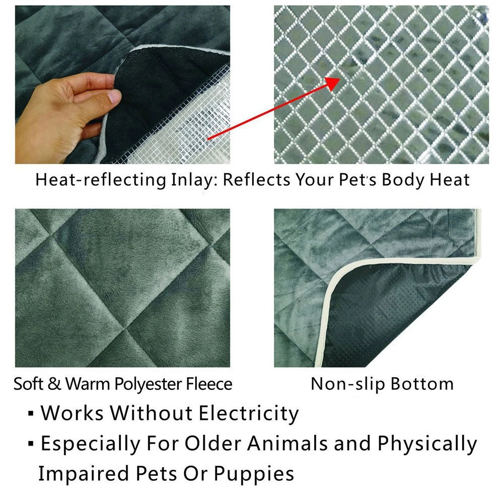 Washable Dog / Cat Bed Pad Self-Warming