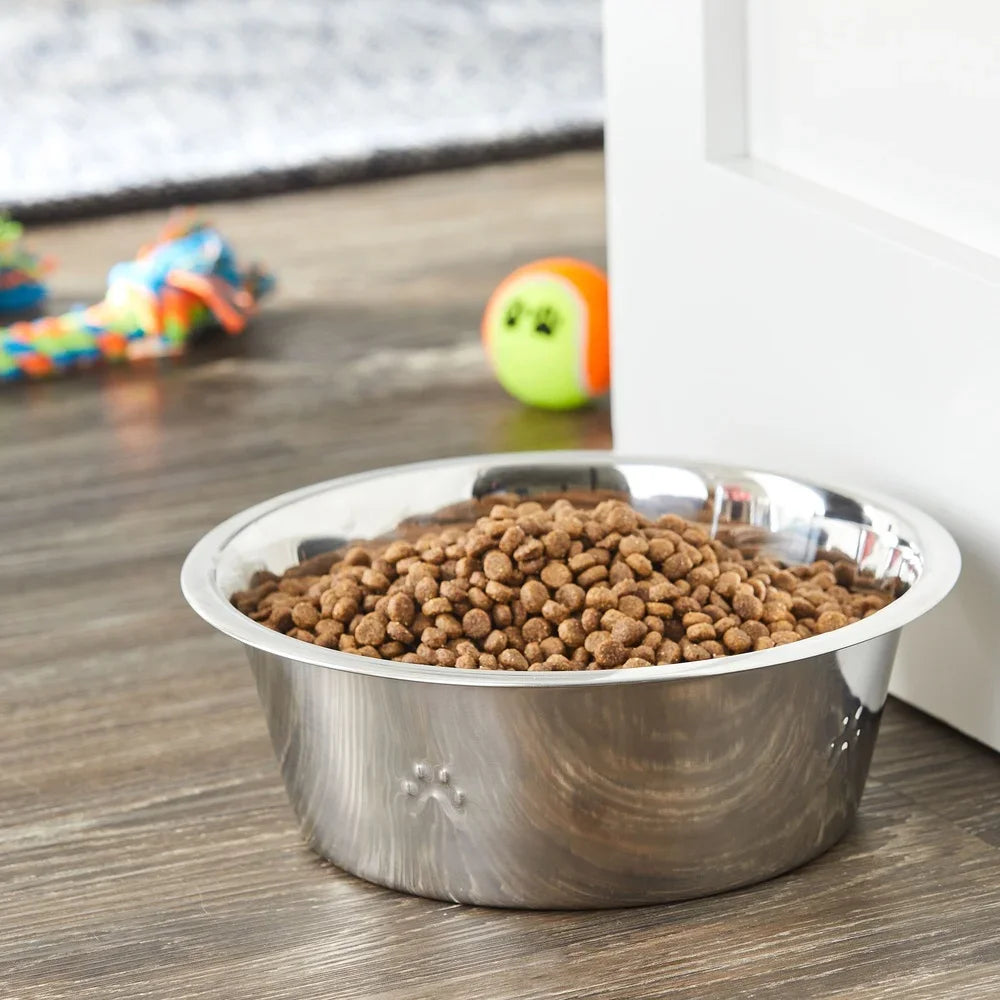 Stainless Steel Dog Bowl 2 Pack Large Non Slip Durable Dishwasher Safe