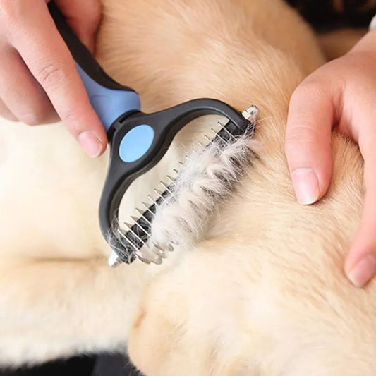 Professional Pet De-Shedding Brush for Dogs and Cats