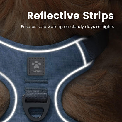 No-Pull Reflective Dog Harness with ID Tag