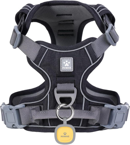 No-Pull Reflective Dog Harness with ID Tag