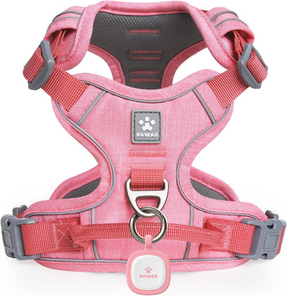 No-Pull Reflective Dog Harness with ID Tag