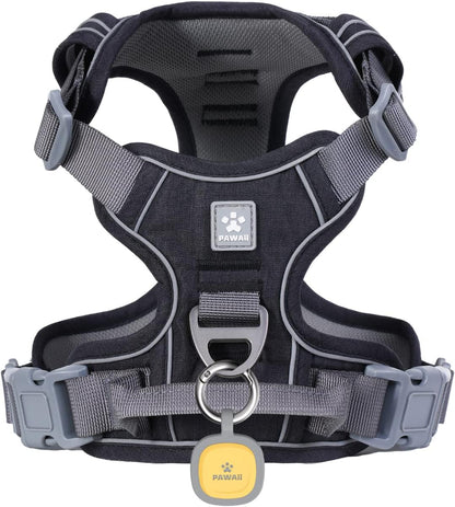 No-Pull Reflective Dog Harness with ID Tag