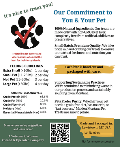Freeze Dried Treats | Beef Liver | 12oz.