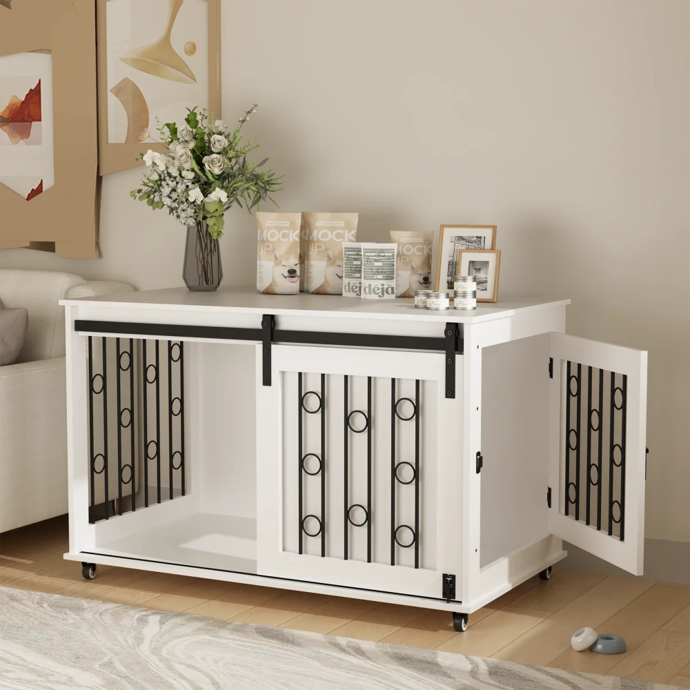 Modern Wooden Dog Crate Furniture