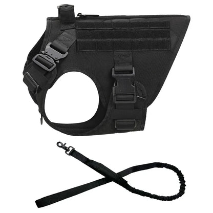 Large Dog Harness and Leash Set. Training Walking Vest Dog Harness and Collar for Medium Large Dogs