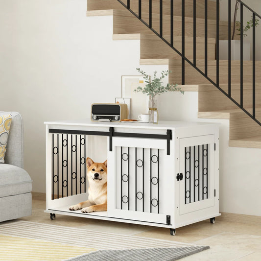 Modern Wooden Dog Crate Furniture