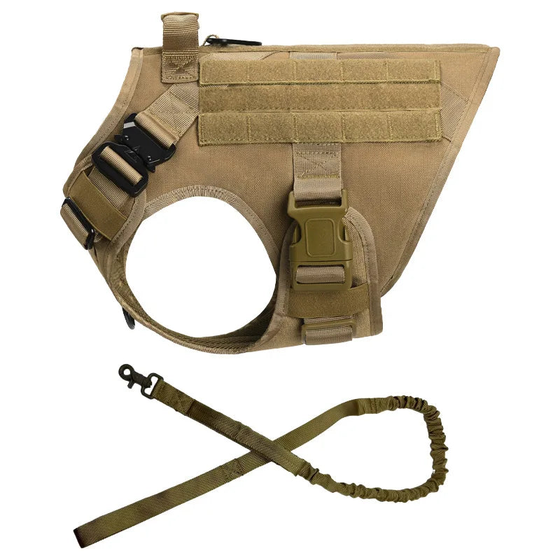 Large Dog Harness and Leash Set. Training Walking Vest Dog Harness and Collar for Medium Large Dogs