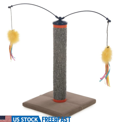 Scratch N Spin Carpet Cat Scratching Post