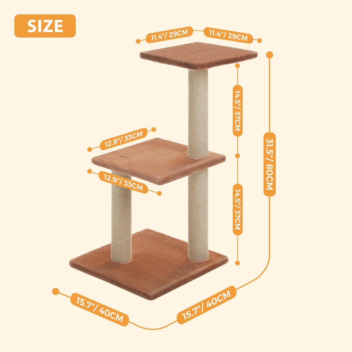 Cat tree Cat Tower for Indoor Cats 2 Styles Cat Activity Tree with Cat Scratching Posts