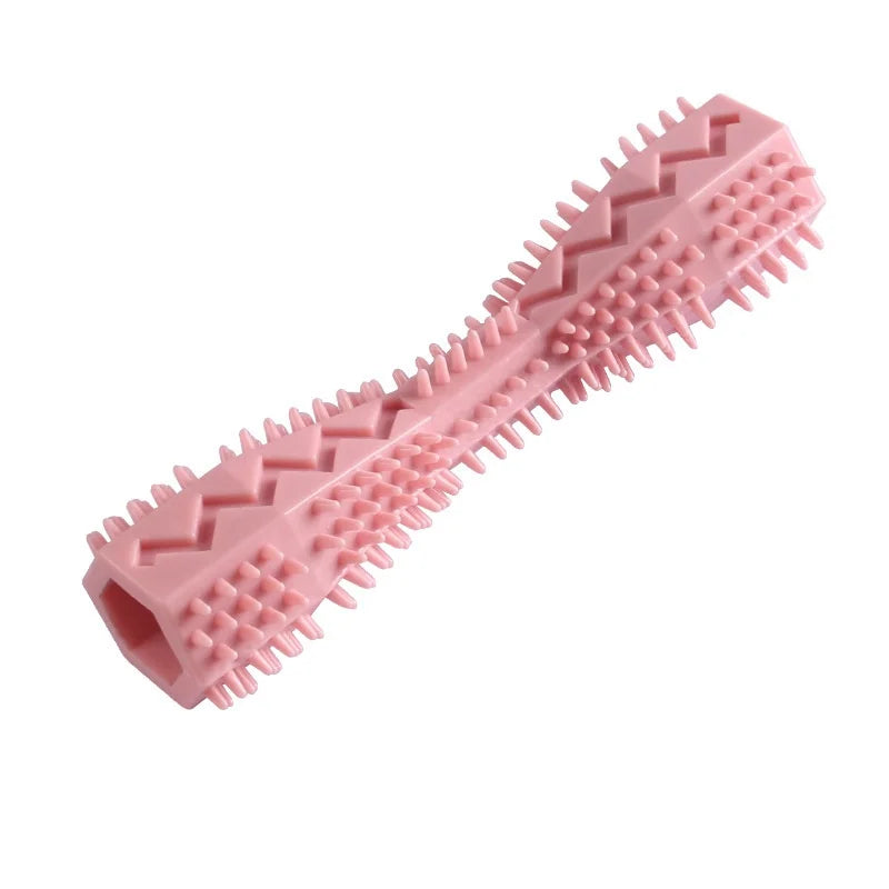 Puppy Teething Toy Dog Chew Stick Bite Resistant Leak Proof Food Dispenser