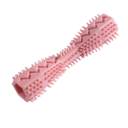 Puppy Teething Toy Dog Chew Stick Bite Resistant Leak Proof Food Dispenser