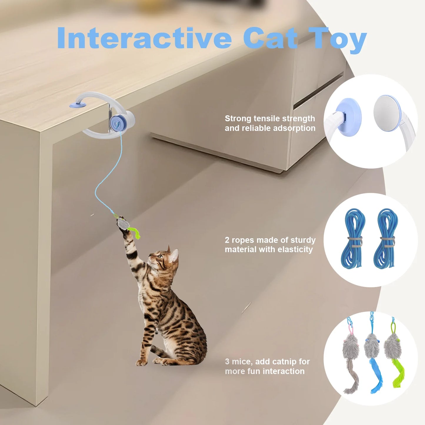 Electric Door Hanging Cat Toy Interactive Cat Toy