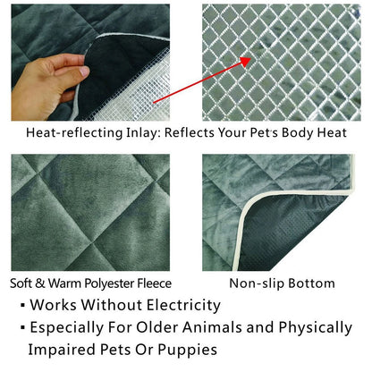 Washable Dog / Cat Bed Pad Self-Warming