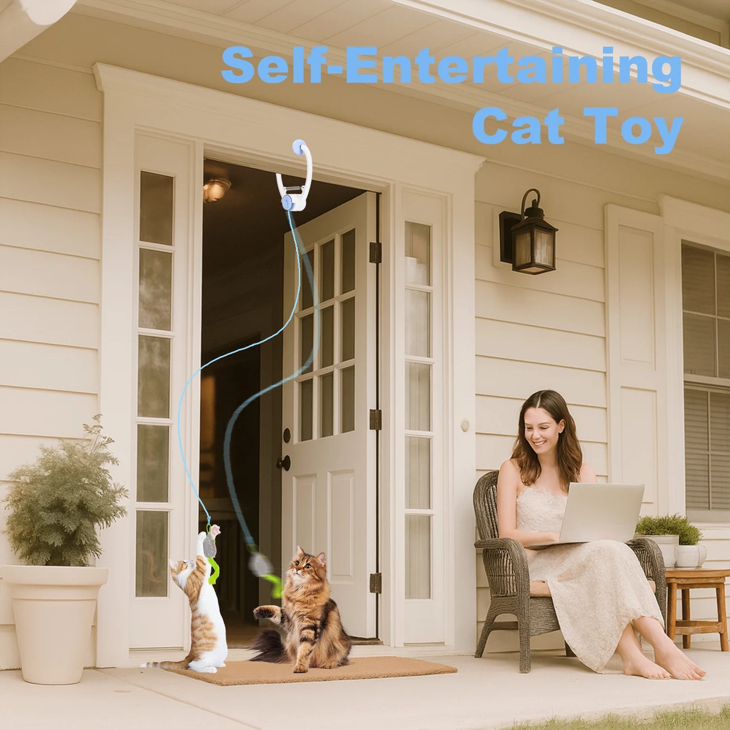 Electric Door Hanging Cat Toy Interactive Cat Toy