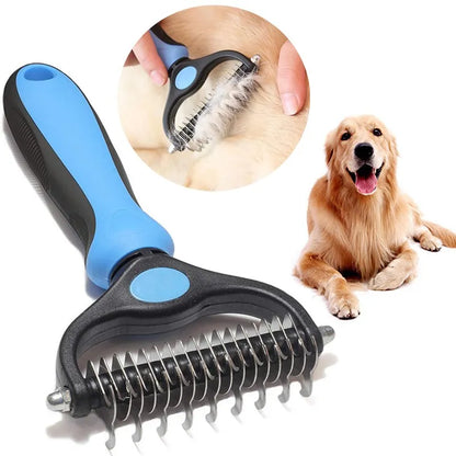 Professional Pet De-Shedding Brush for Dogs and Cats