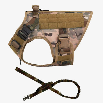 Large Dog Harness and Leash Set. Training Walking Vest Dog Harness and Collar for Medium Large Dogs