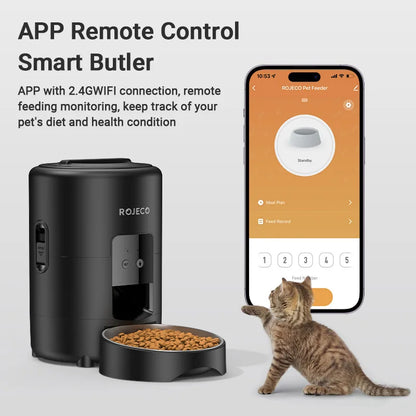 2L Automatic Pet Feeder Smart Cat Food Kibble Dispenser