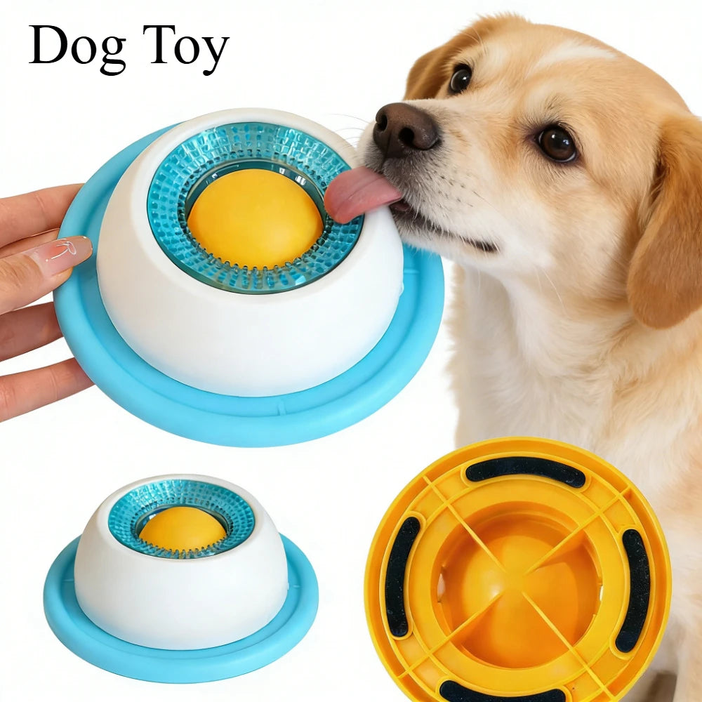 Interactive Cats Dog Pet Lick Mat Yogurt Licking Plate Slow Food Bowl