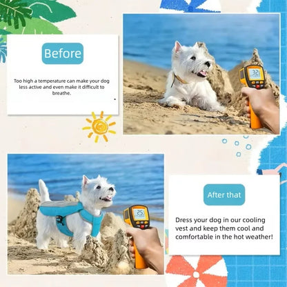 Dog Cooling Vest - Breathable Dog Vest for Hot Summer Days