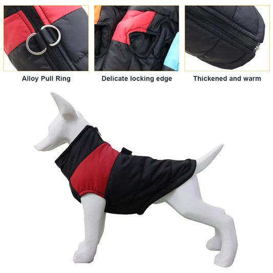 Pet Winter Coat Wind And Waterproof Jacket For Furry Friend