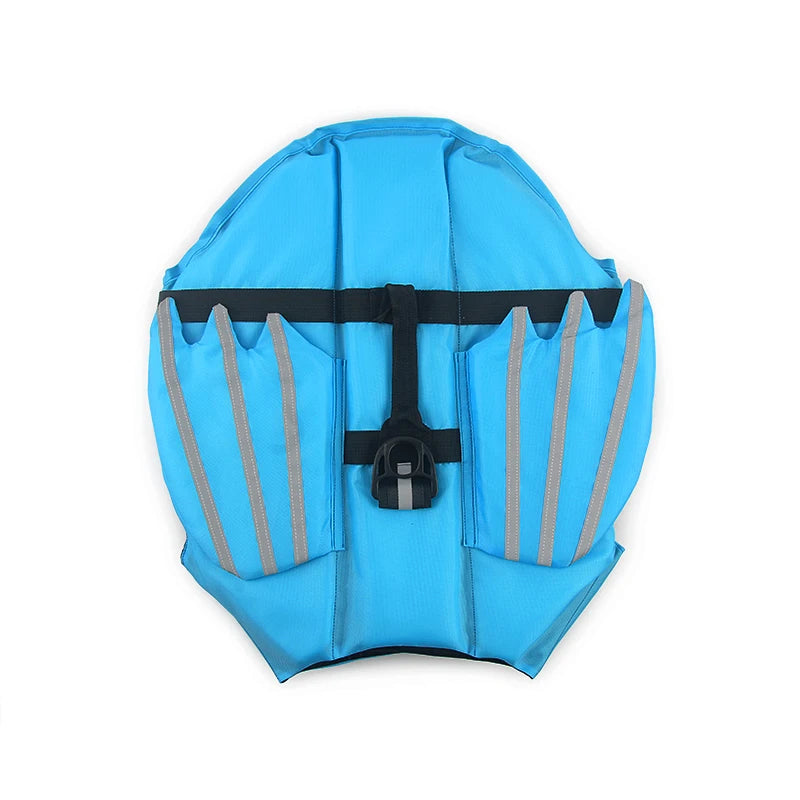 Dog Summer Pet Life Jacket and Swim Suit With Reflective Wing