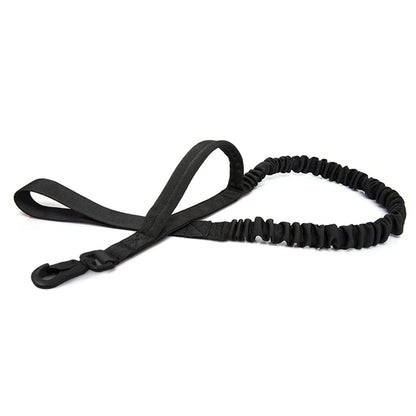 Military Dog Leashes. Adjustable Leash with Quick Release Elastic Rope,