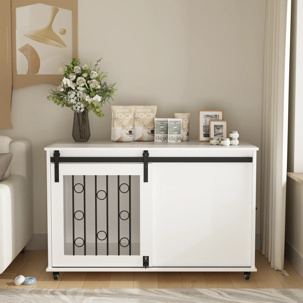 Modern Wooden Dog Crate Furniture