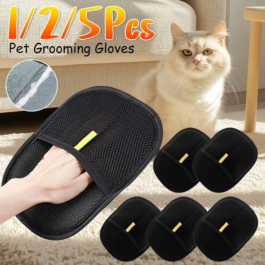 Dog & Cat Pet Hair Remover Gloves