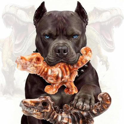 2 Pack Ultra-Dense Nylon Dog Chew Toys for Aggressive Chewers, Bacon Flavor, Long Lasting for Large Dogs 20-90 lbs