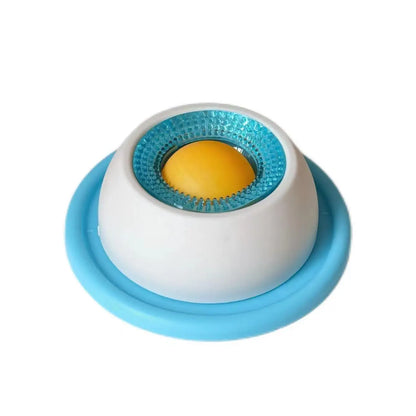 Interactive Cats Dog Pet Lick Mat Yogurt Licking Plate Slow Food Bowl