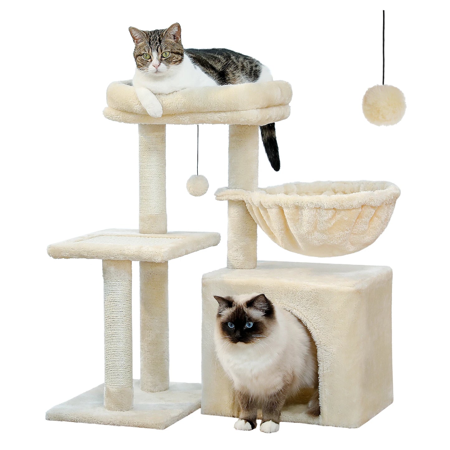 Cat tree Cat Tower for Indoor Cats 2 Styles Cat Activity Tree with Cat Scratching Posts