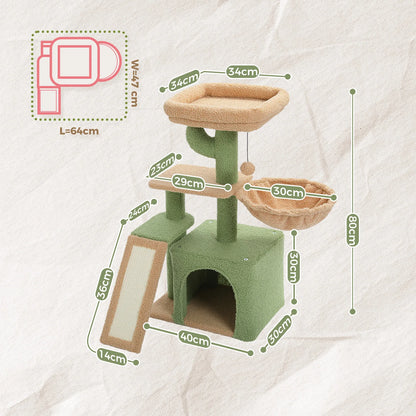 Cat tree Cat Tower for Indoor Cats 2 Styles Cat Activity Tree with Cat Scratching Posts