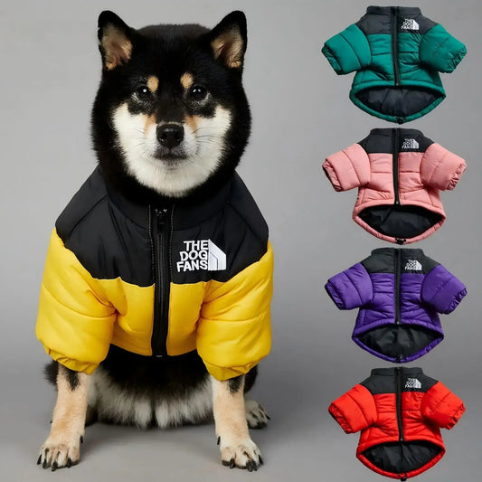 Dog Winter Warm Thick Down Jacket for Small & Medium Dogs -