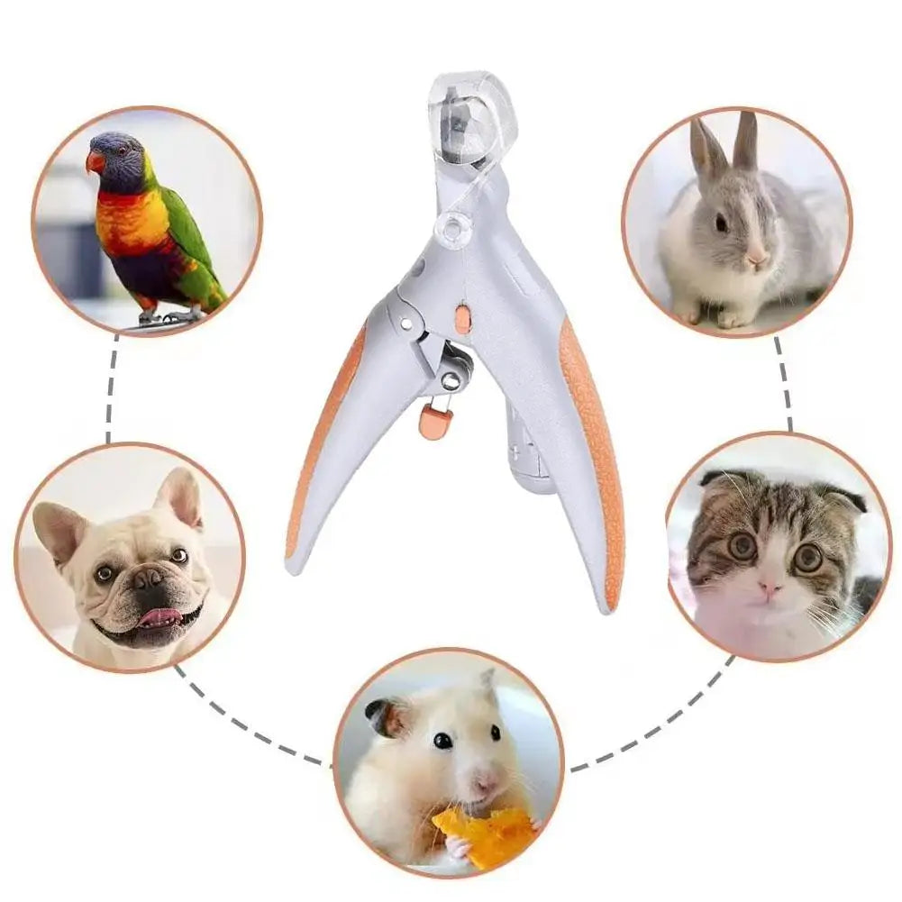 Professional Pet Nail Clippers with Led Light