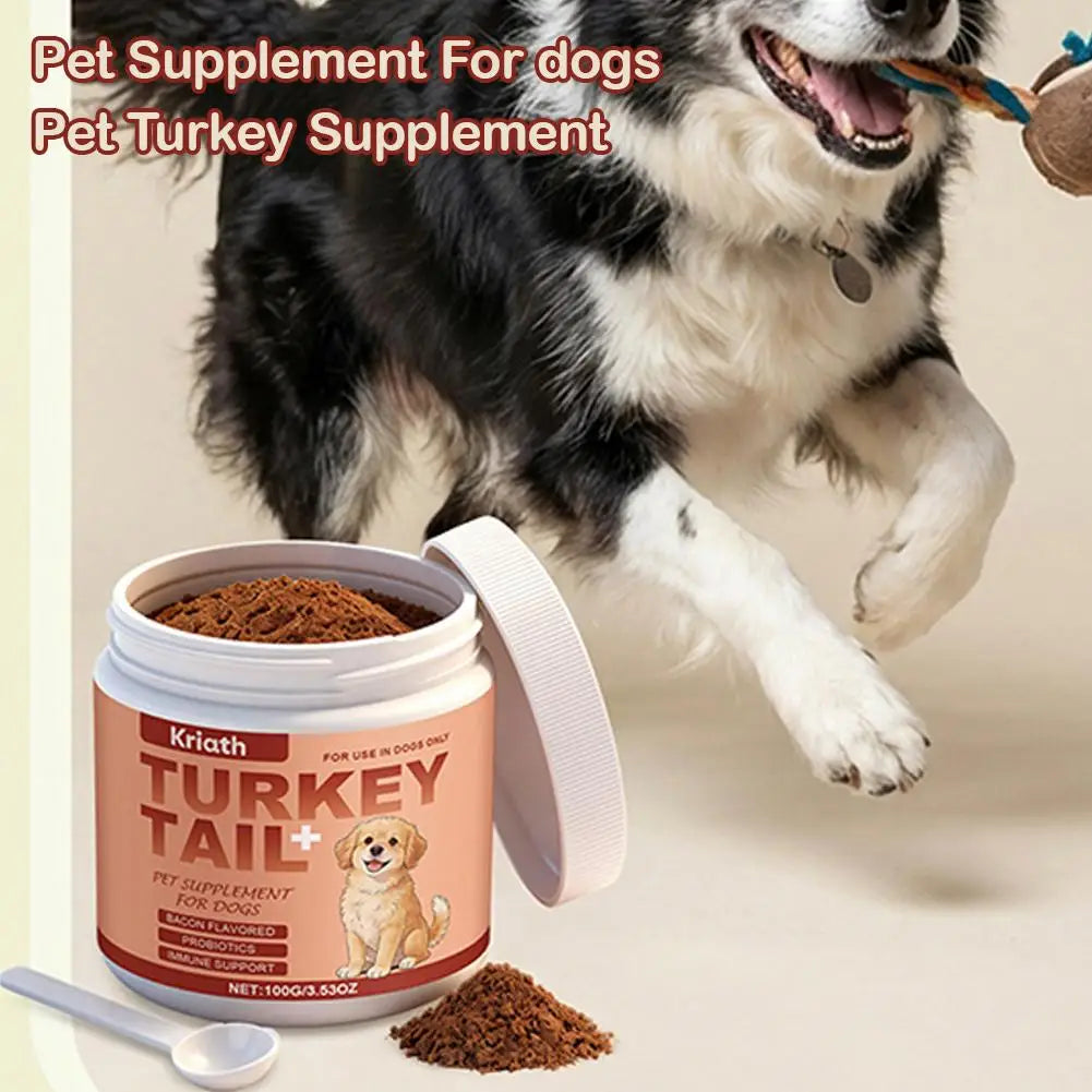 Dog Immune Support Supplement – 100g Daily Immunity Defense, Promotes Healthy Immune System Function for Breeds, Easy-Mix Powder