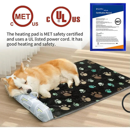 Large Dog Heating Pad 36x24 in with Smart Thermostat