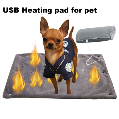 Winter Pet Heating Blanket for Cats & Dogs