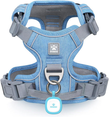 No-Pull Reflective Dog Harness with ID Tag